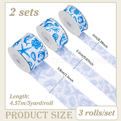 Nastri del grosgrain del poliestere&nbsp;OCOR-WH0070-337