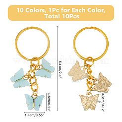 Акриловый брелок бабочка&nbsp;KEYC-DC00013