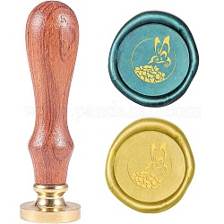 Wax Seal Stamp Set, Sealing Wax Stamp Solid Brass Head,  Wood Handle Retro Brass Stamp Kit Removable, for Envelopes Invitations, Gift Card, Butterfly, 80x22mm