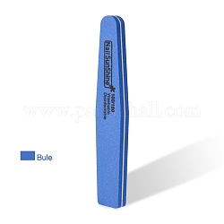 100/180 гвоздь пилка, двусторонняя полоска для губки, полировочная палочка, наждачная бумага для ногтей, Плут синий, 178x28.5x12 мм