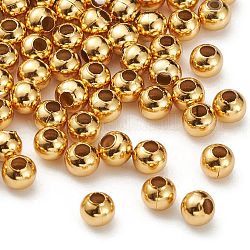 6mm Gold Beads. 300pc, Round. Seamless. Gold filled Beads. Spacers, Medium  Balls