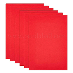 Benecreat 10 pz foglio di schiuma con retro autoadesivo rosso antiscivolo tappetino in schiuma eva con supporto adesivo per porte di mobili 30x21x0.1 cm