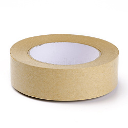 書き込み可能なクラフト紙テープ  環境に優しい、引き裂きやすい  マスキング用  封印  水で活性化されていない  バリーウッド  35mm  10.93ヤード（10m）/ロール
