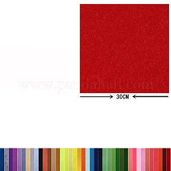 20 цвет нетканого фетрового полотна, швейная фурнитура для поделок, квадратный, разноцветные, 30x30 см