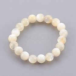 Perles de coquillage, nous taille 12 3/4 (22mm)