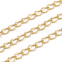 Латунные бордюрные цепи, с эмалью, катушка, долговечный, пайки, золотые, оранжевые, ссылка: 10.3x7x1.25 mm