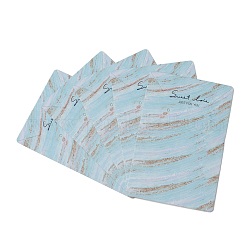 Beschichtetes Papierarmband Anzeigekarten, Rechteck, anderes Muster, 9.1x6x0.04 cm