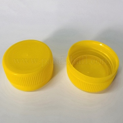 Flaschenverschlüsse aus Kunststoff, Kolumne, golden, 32.5x16.5 mm, Innendurchmesser: 28.5 mm, ca. 95~100 Stk. / Beutel