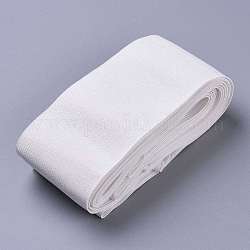 Elastico piatto elastico, accessori per cucire indumenti per tessitura, bianco, 70mm, 5.46 iarda (5 m)/filo