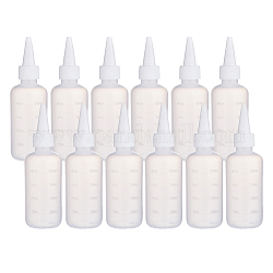 120ml Plastic Glue Bottles, Clear, 14.5cm, Capacity: 120ml