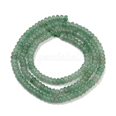 Естественный зеленый авантюрин бисер нитей G-H292-A22-01-1