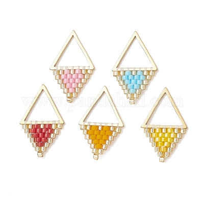 Стеклянные подвески из бисера&nbsp;PALLOY-MZ01255-1