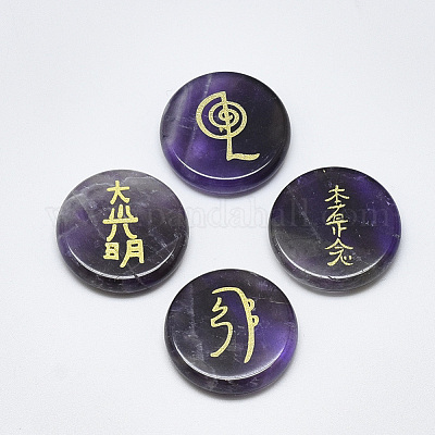 Природный аметист кабошонов G-T122-36B-1