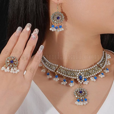 Плоские круглые ожерелья из сплава FS-WG6E6AA-01-1