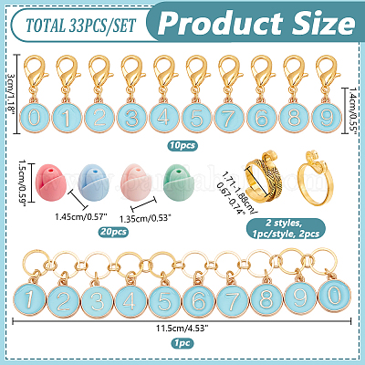 Наборы инструментов для вязания своими руками HJEW-NB00074-03-1