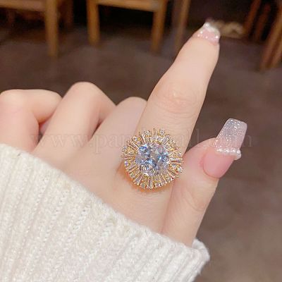 Специальные латунные кольца с кубическим цирконием FS-WG96586-01-1