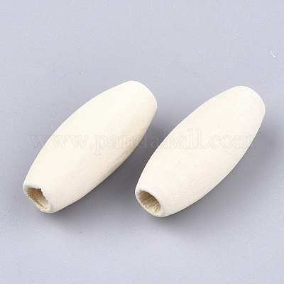 Необработанные бусины из натурального дерева&nbsp;WOOD-S053-01-1