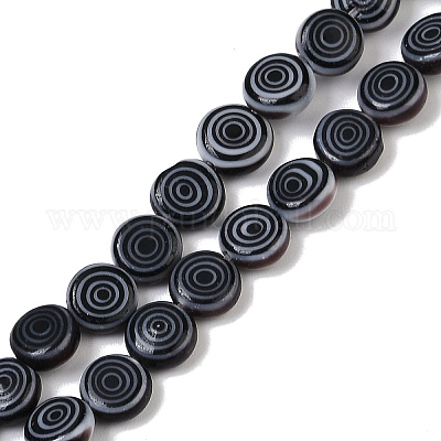 Бусы лэмпворк ручной работы LK-R004-51A-1