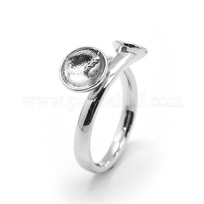 Латунные крепления колец для пальцев KK-L184-55P-1