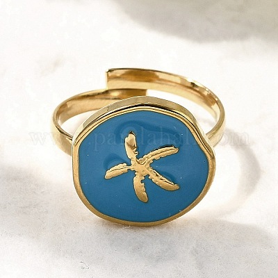 Кольца-манжеты из нержавеющей стали 304 RJEW-A077-03G-01-1