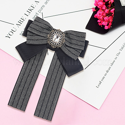 Броши из полиэфирной смолы в виде банта JEWB-WH20014-05A-1