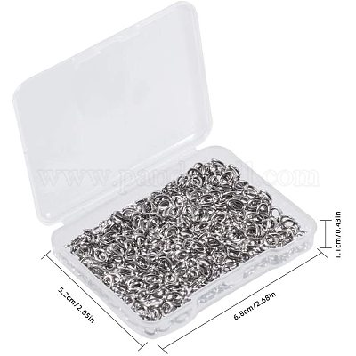 304 нержавеющая сталь соединительные кольца фурнитура для ювелирных изделий STAS-PH0019-01P-1