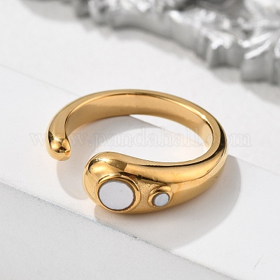 Кольца-манжеты из нержавеющей стали 304 RJEW-Q011-04G-B-1