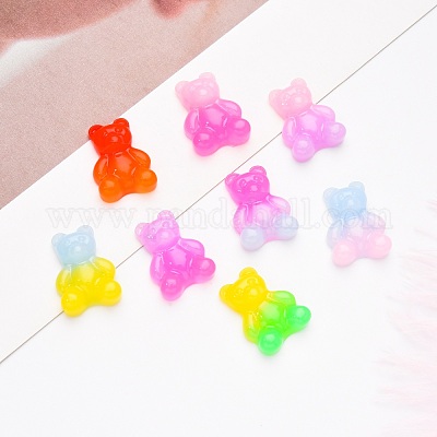 Кабошоны из непрозрачной смолы градиентного цвета CRES-R196-01-1