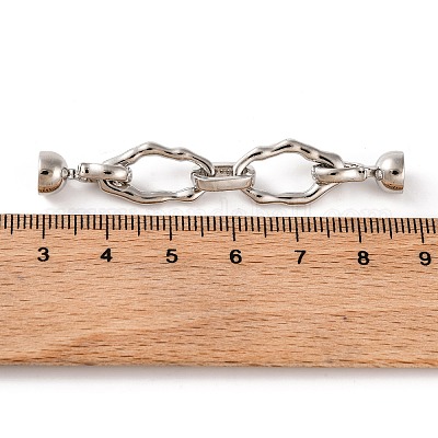 Латунь раз по сравнению с застежками KK-U016-16P-1