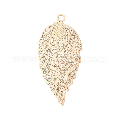 Стеллаж покрытие латунь филигрань большие подвески KKC-T001-03KCG-1