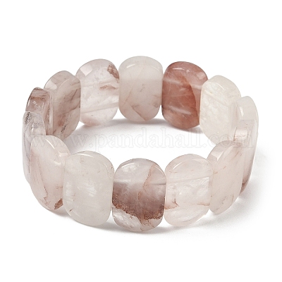 Браслеты из натуральных бусин железистого кварца для женщин и мужчин BJEW-I323-02X-1