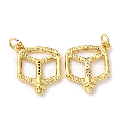 Стойки обшивки латунь микро проложить Циркон подвеску KK-C030-16G-1