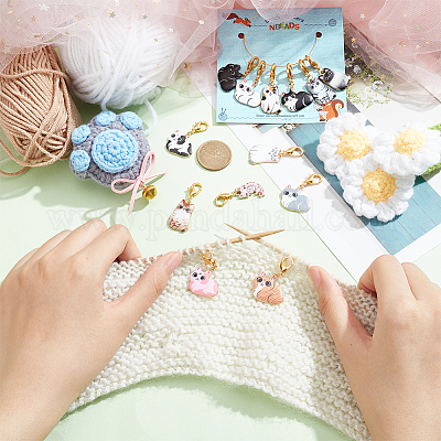 Маркеры кошачьих петель HJEW-AB00278-1