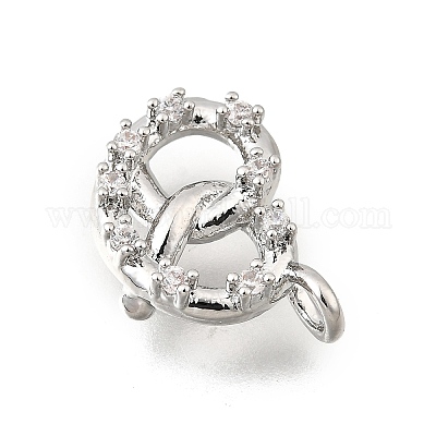 Латунные микро проложить кубического циркония подвески KK-Q097-05B-P-1