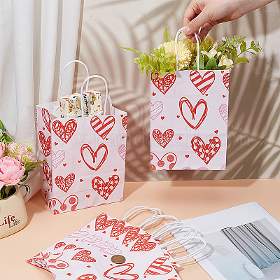 6 шт. прямоугольные бумажные упаковочные пакеты&nbsp;CARB-DJ0001-01-1