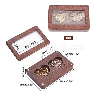 Шкатулка из черного ореха OBOX-WH0010-03-1