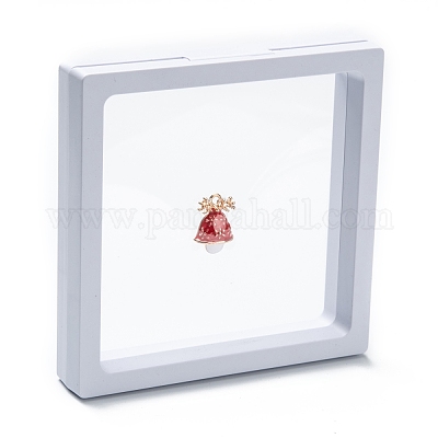 Квадратные прозрачные pe тонкопленочные подвесные стенды для ювелирных изделий&nbsp;CON-D009-02B-01-1