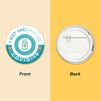 Брошь из белой жести JEWB-WH0012-011-1