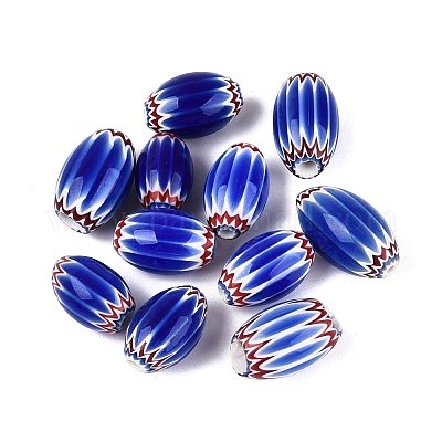 Handgefertigte Millefiori-Glasperlen&nbsp;LS-LA-N002-05A-1