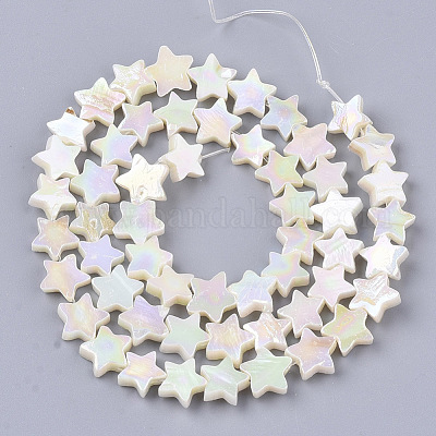 Нити бусин из пресноводных ракушек SHEL-N026-08A-1