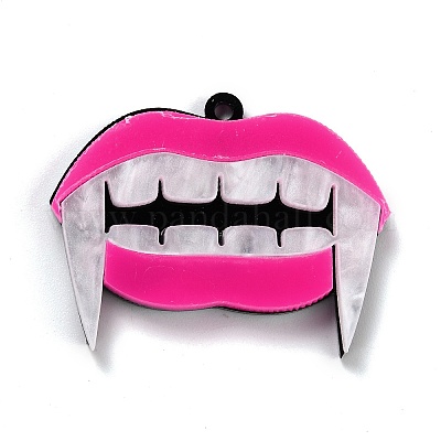 Флуоресцентные акриловые подвески в западном стиле&nbsp;LS-BACR-I001-01B-1