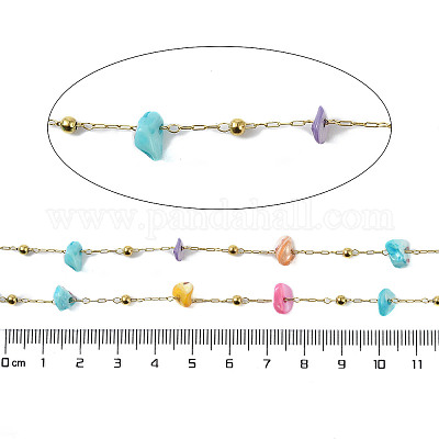 Ионное покрытие (ip) цепи из нержавеющей стали 304 AJEW-Q150-01G-02-1