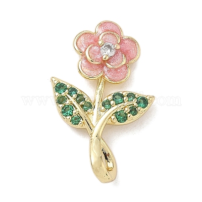 Латунные микро проложить кубического циркония подвески KK-K368-45G-01-1