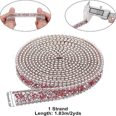 Блеск исправления горный хрусталь (термоклей на спине) OCOR-WH0058-06-1