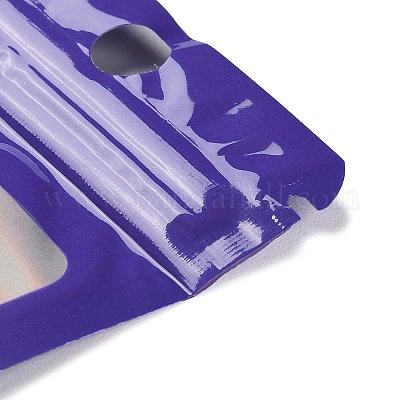 Прямоугольные блестящие голографические пакеты из ПВХ с застежкой-молнией ABAG-P011-01A-03-1