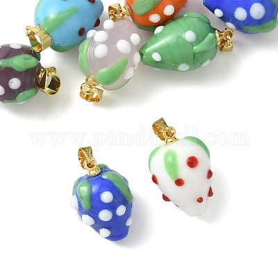 8шт подвески ручной работы лэмпворк LAMP-FS0001-52A-1