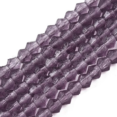 Имитировать нити бус из матового стекла из австрийского хрусталя EGLA-A039-T2mm-MD04-1