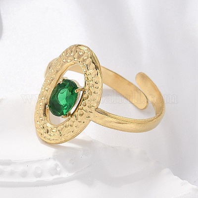 Кольца-манжеты из нержавеющей стали 304 для женщин RJEW-D302-03G-12-1