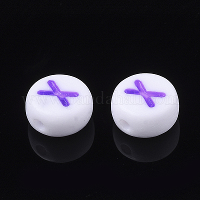 Начальные акриловые бусины OACR-E001-20X-1