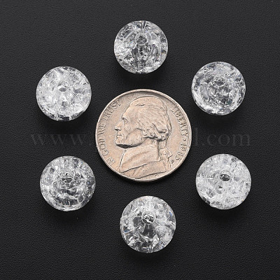 Прозрачных бусин акриловые треск MACR-S373-66A-N12-1